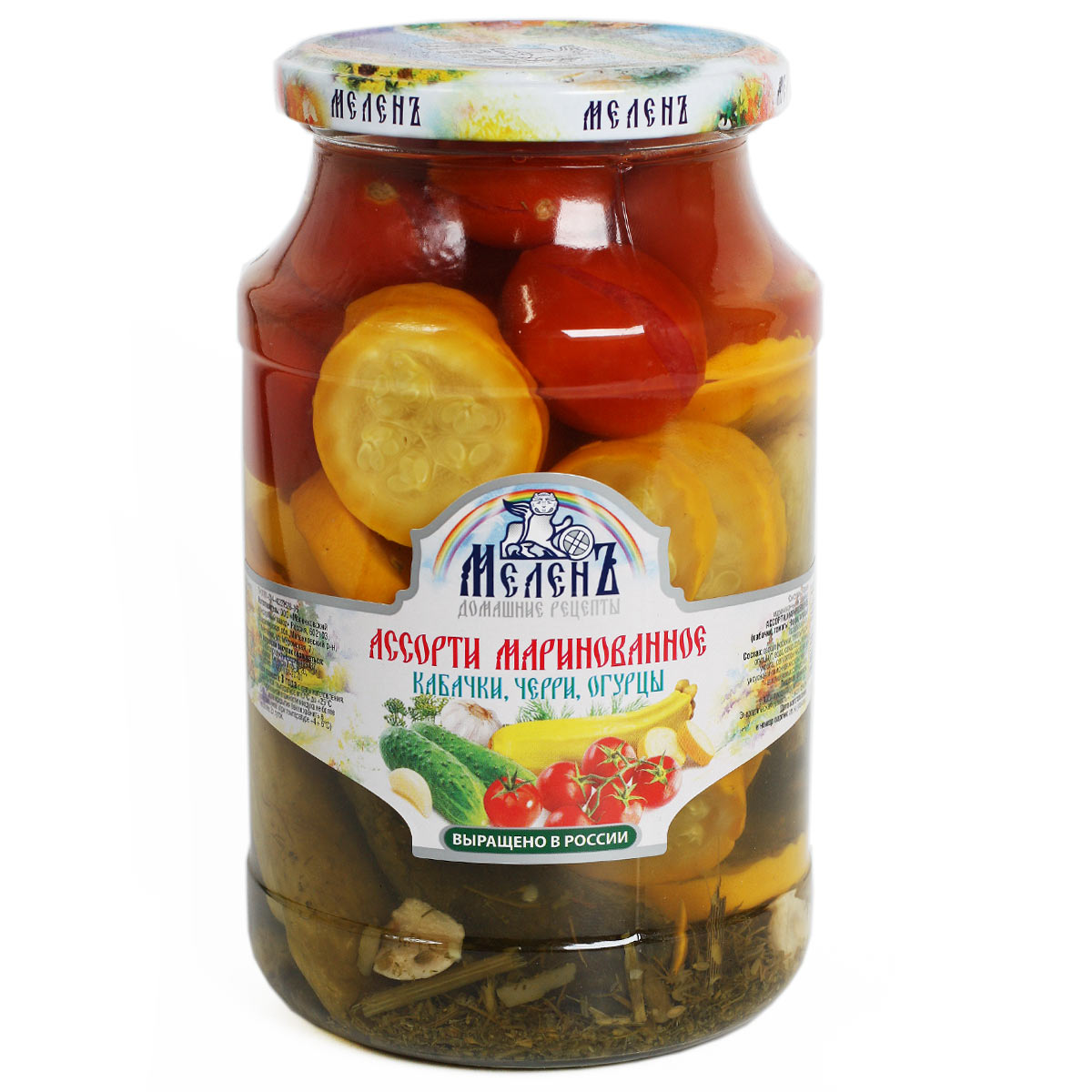 МЕЛЕНЪ Ассорти маринованное 900г МЕЛЕНЪ Ассорти маринованное 900г