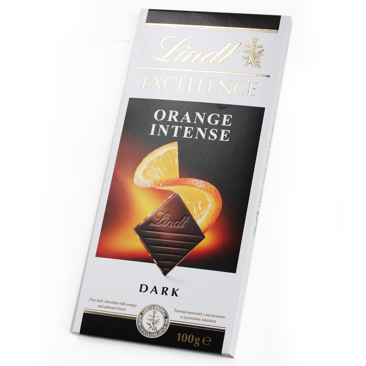 LINDT EXCELLENCE шоколад Линдт апельсин темный 47% 100г