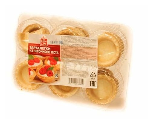 FINE LIFE Тарталетки из песочного теста  200 г