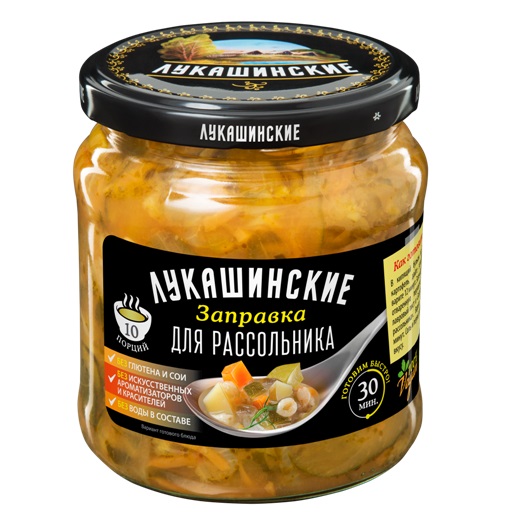 Лукашинские заправка для рассольника По-Новгородски 450мл