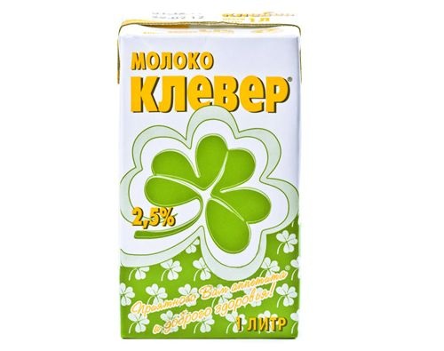 Пискаревский МПЗ Молоко Клевер  ультрапастеризованное 2.5% 1л
