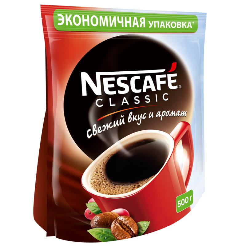 Nescafe Classic кофе Нескафе растворимый 500г