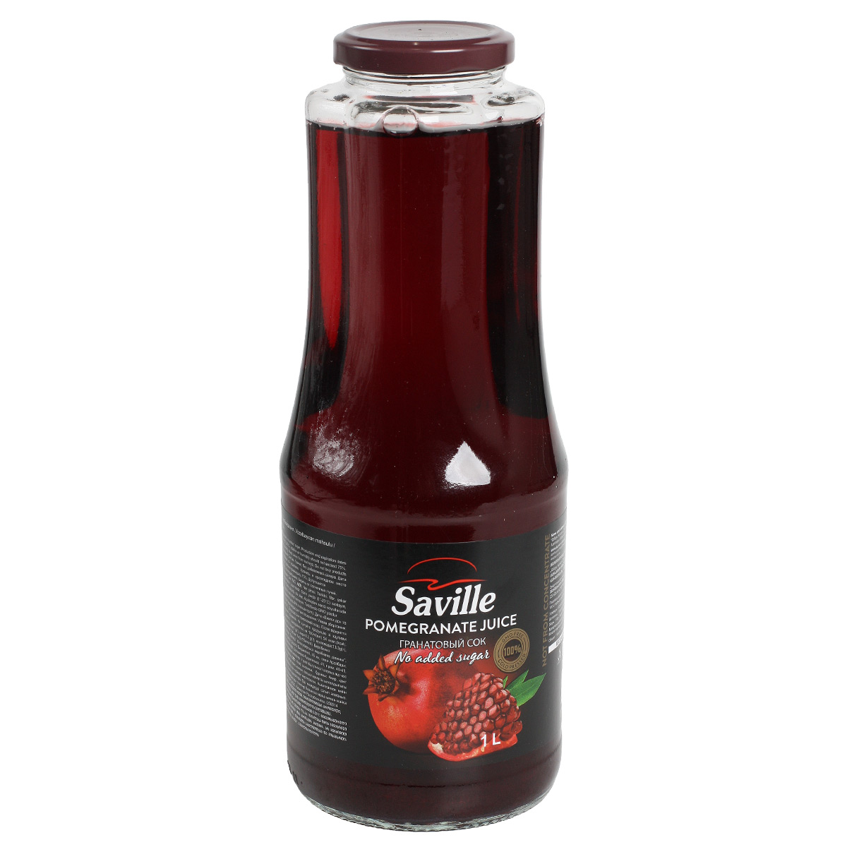 Сок гранатовый без сахара SAVILLE 1л