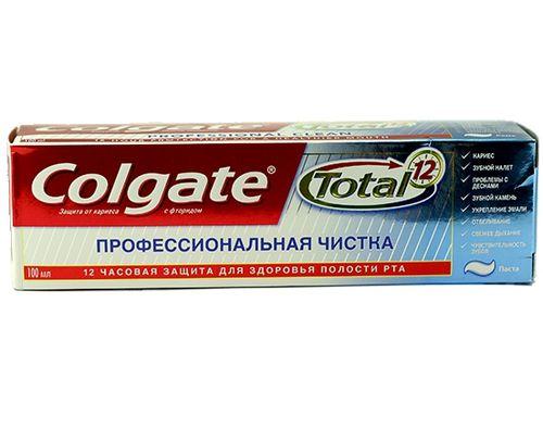 Colgate Total профессиональная зубная паста с фторидом 75мл