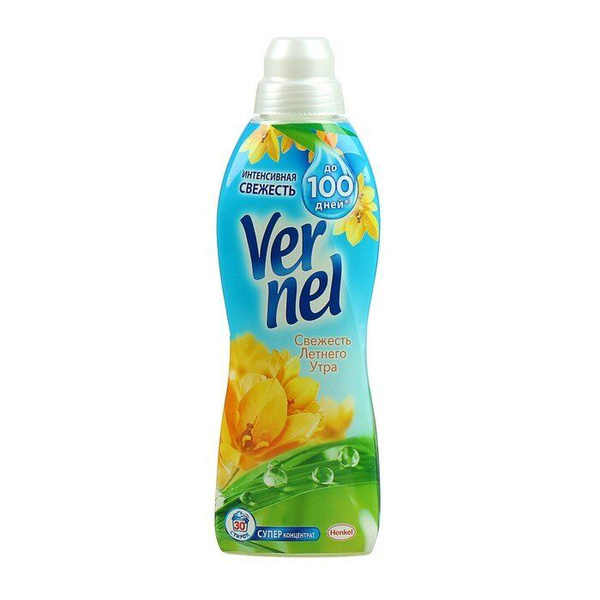 Vernel кондиционер для белого белья Свежесть летнего утра 910мл Vernel кондиционер для белого белья Свежесть летнего утра 910мл