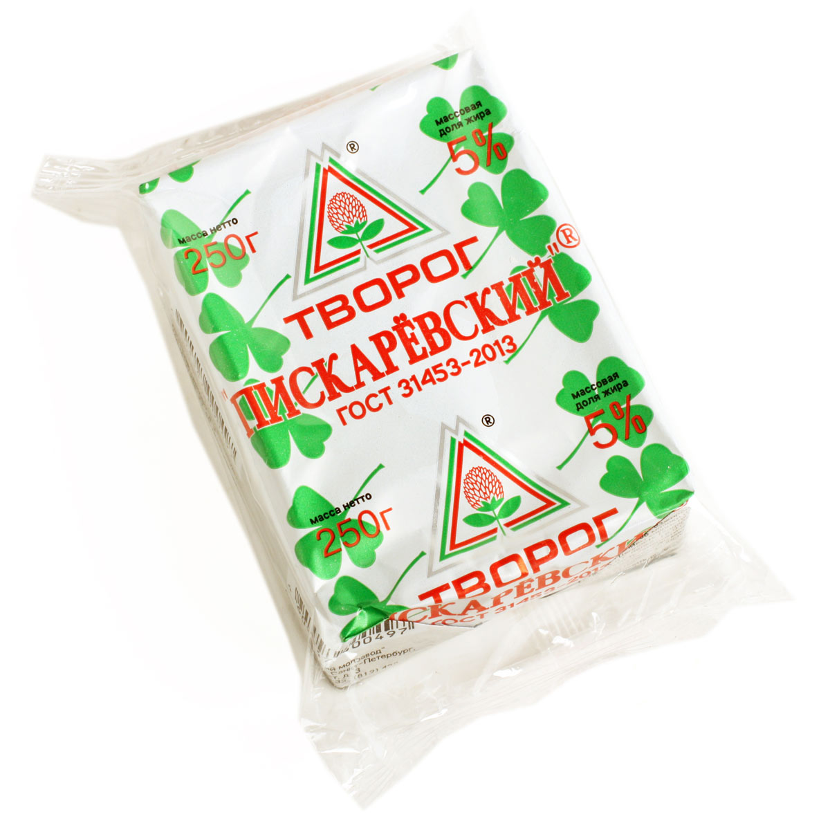 Пискаревский МПЗ Творог 5 % 250г Пискаревский МПЗ Творог 5 % 250г