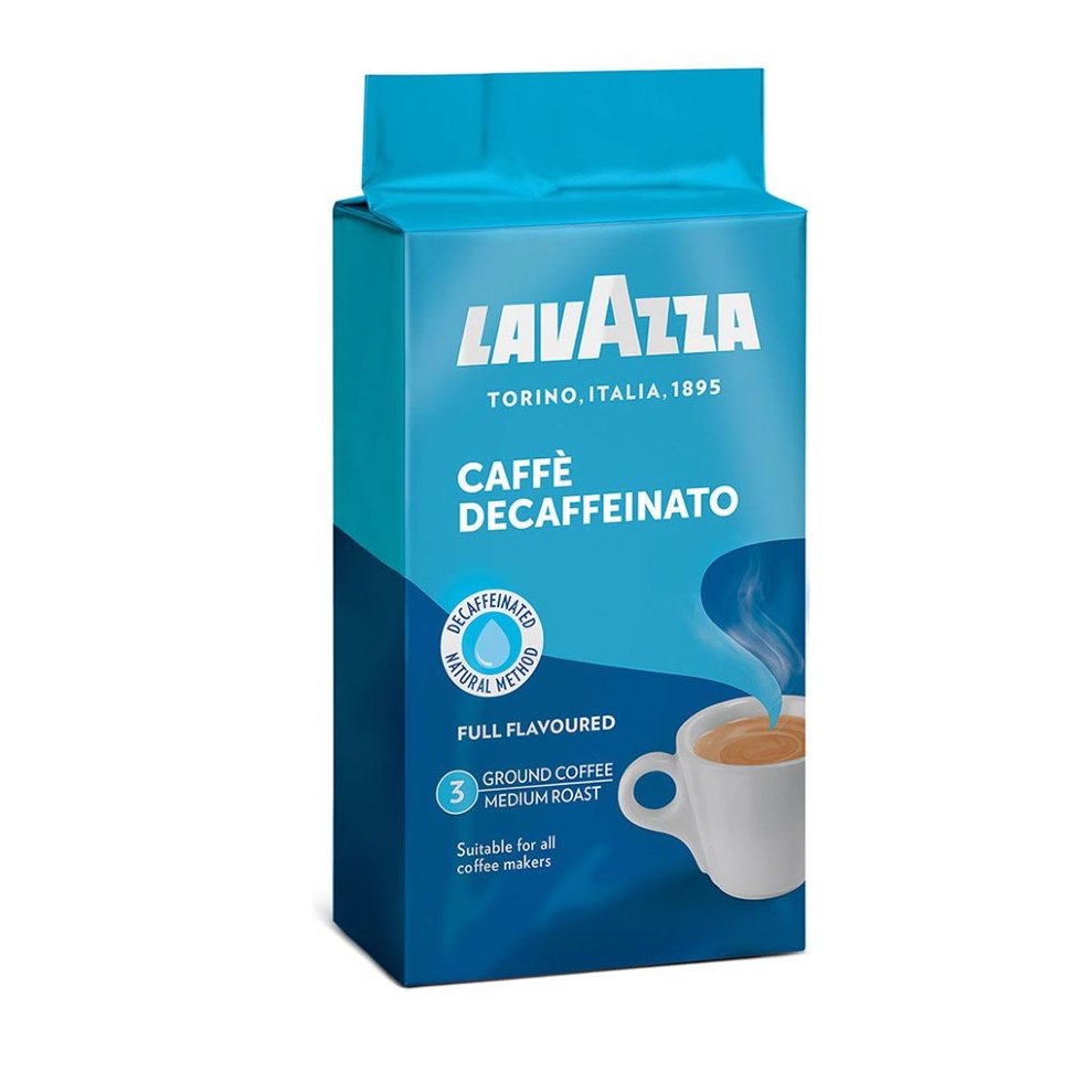 LAVAZZA Caffe Decaffeinato кофе Лавацца молотый без кофеина 250г