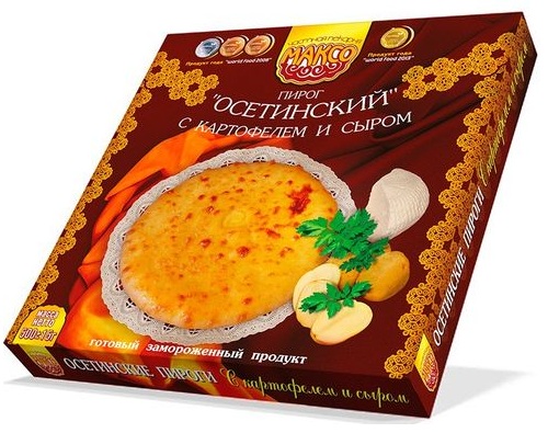 Максо пирог Осетинский картофелем и сыром 500г Максо пирог Осетинский картофелем и сыром 500г