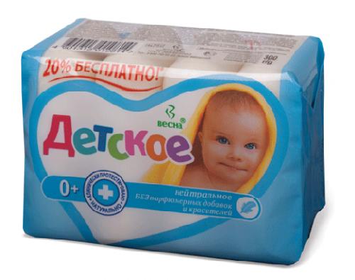 Мыло Детское нейтральное Беларусь 4шт 75г 