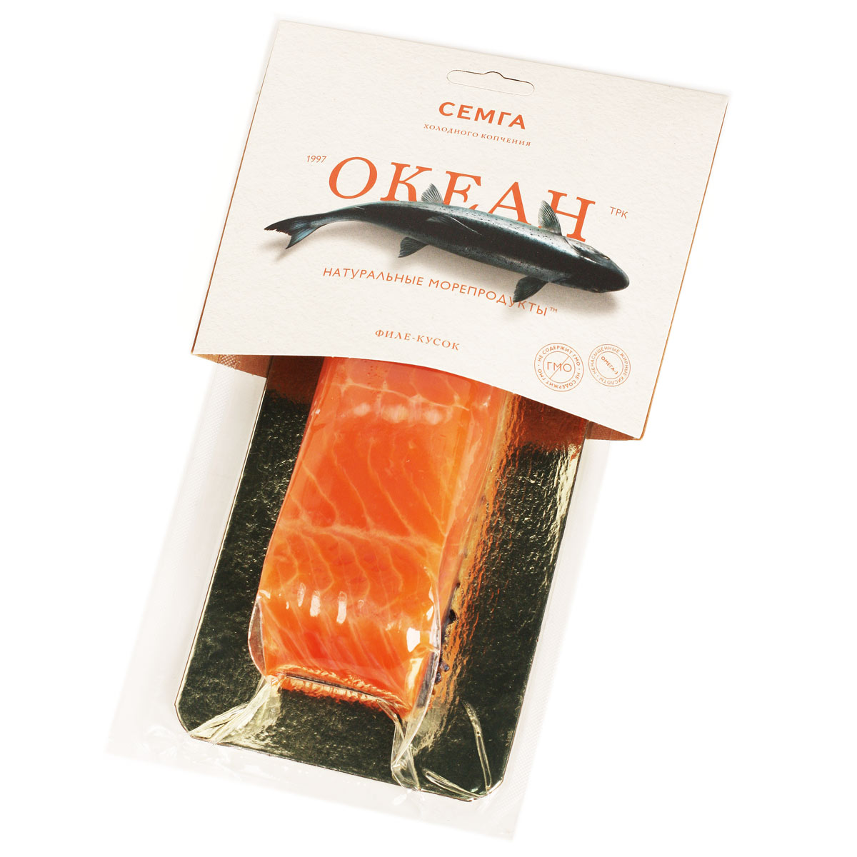 Филе семги холодного копчения ОКЕАН 170г