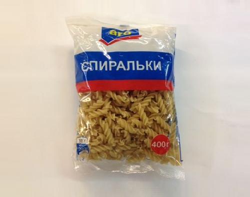 ARO макароны спиральки 400г