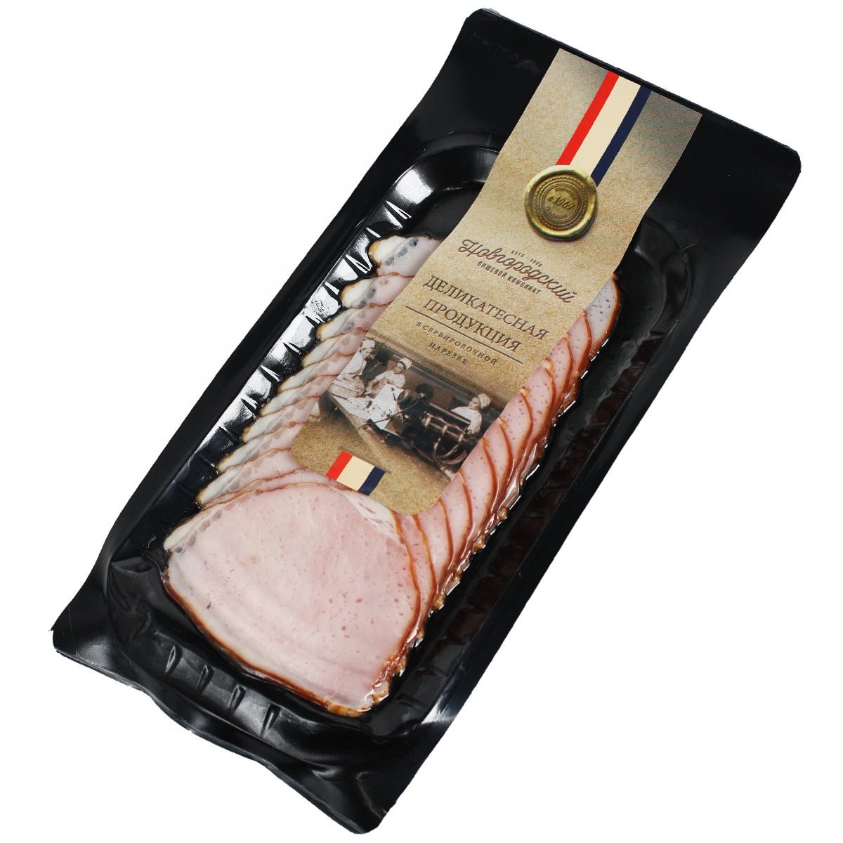 Карбонад Премиум в нарезке 150г Новгородский пищевой комбинат