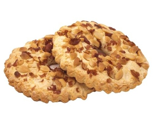 Колечки песочные с орехом