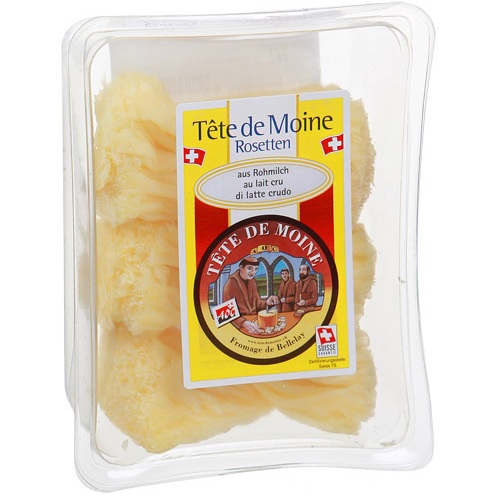 Сыр Тет де Муан TETE DE MOINE сыр из  козьего молока в нарезке 100г