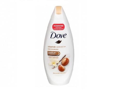 Dove, гель для душа, масло ши и пряная ваниль, 250 мл.