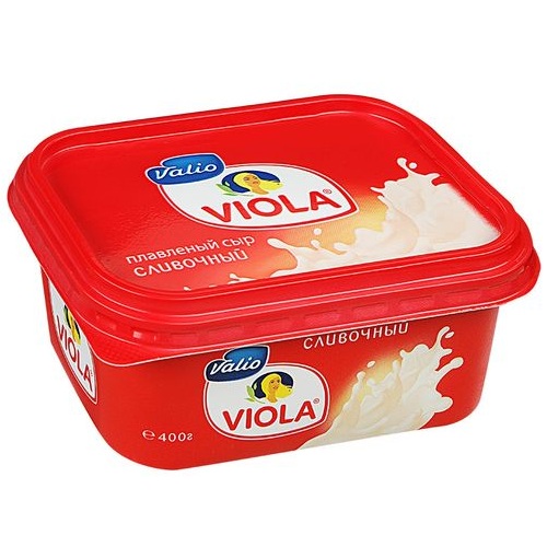 Сыр плавленный Виола сливочный 45% 400г
