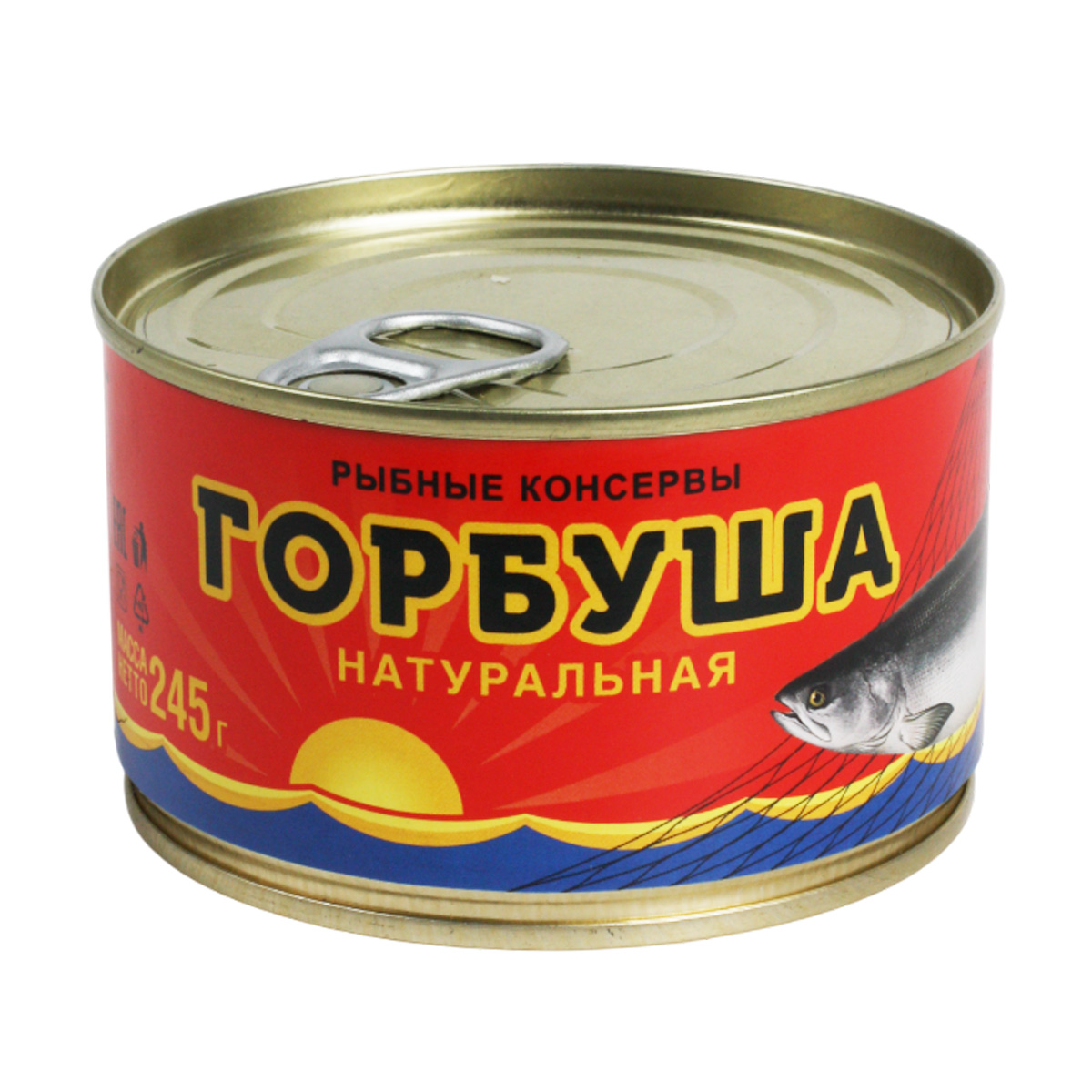 Горбуша натуральная кусковая Морские Традиции 245г