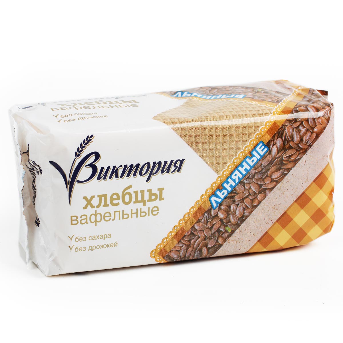 Хлебцы Виктория вафельные льняные 60г