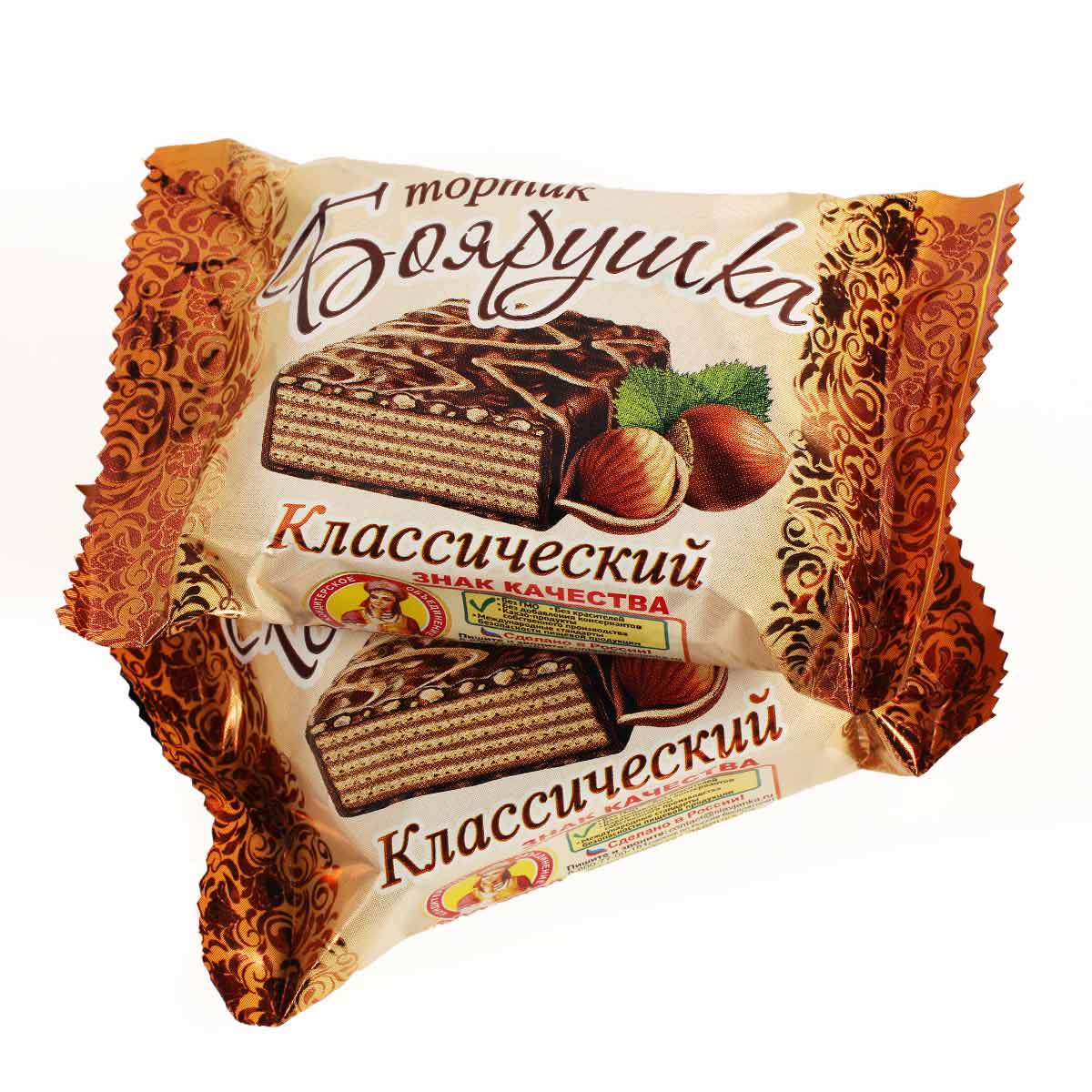 Боярушка вафельный торт Классичесский  СЛАВЯНКА 38г 