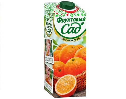 ФРУКТОВЫЙ САД нектар Апельсиновый 0.95л