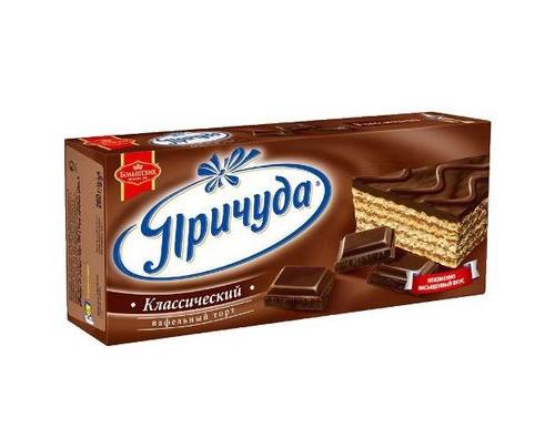 Причуда классика, шоколадно-вафельный торт, 370 гр.