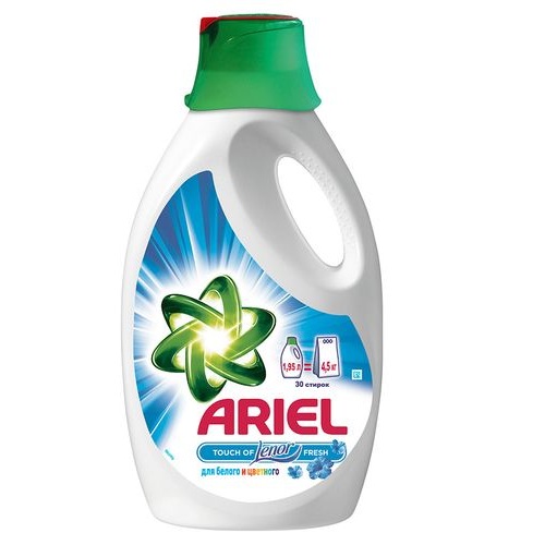 Ariel Touch of Lenor гель для стирки 1.95л