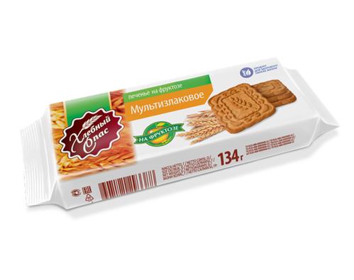 Хлебный спас печенье мультизлаковое на фруктозе 134г