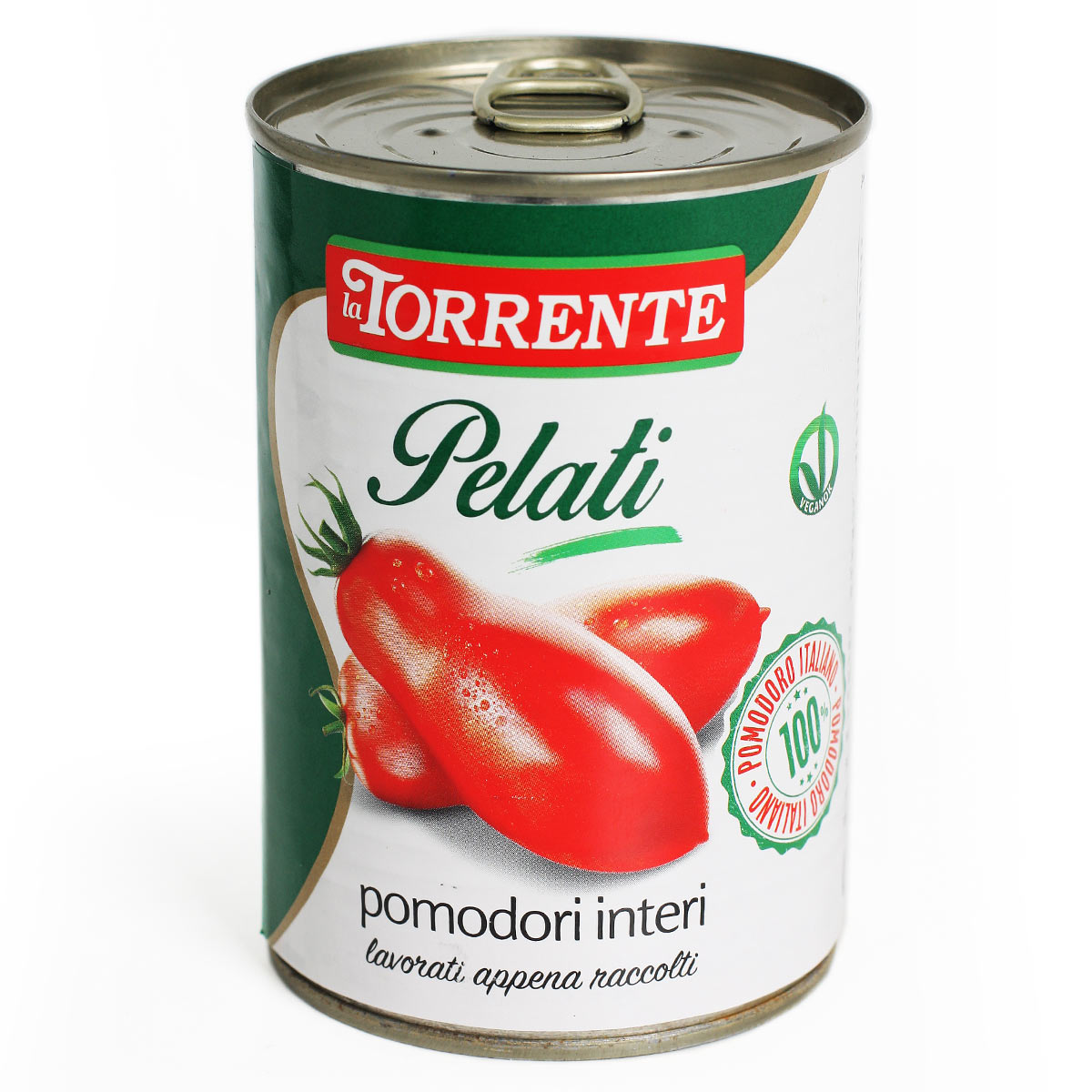 LA TORRENTE Томаты без кожи целые 400г LA TORRENTE Томаты без кожи целые 400г