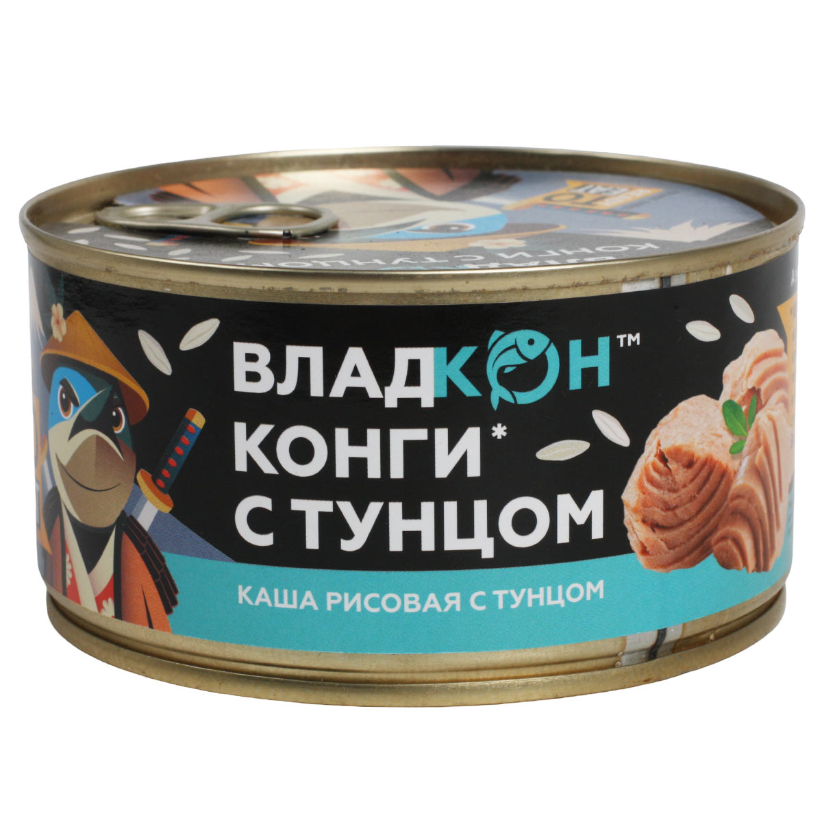 КОНГИ Рисовая каша с тунцом ВЛАДКОН 325г КОНГИ Рисовая каша с тунцом ВЛАДКОН 325г