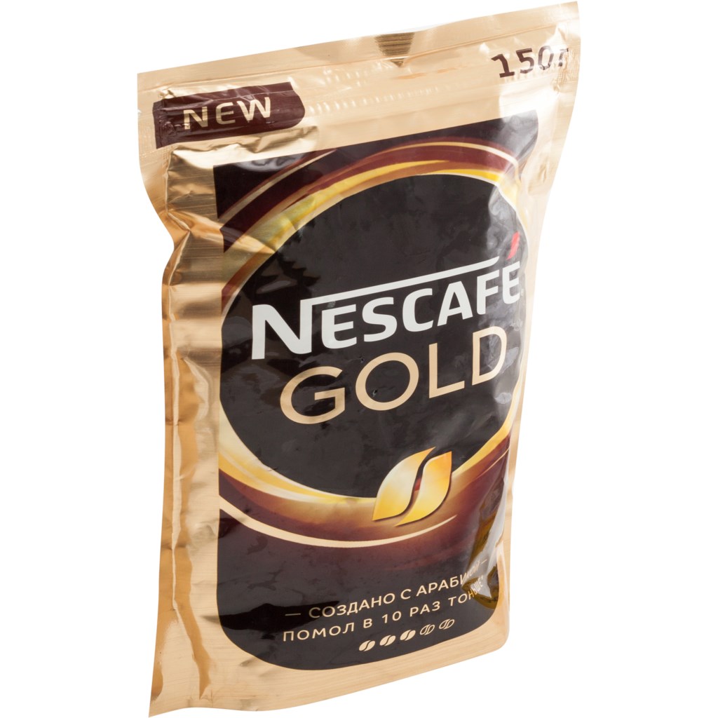 Nescafe Gold кофе растворимый зип-пакет 150г