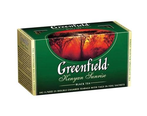 Greenfield Kenyan Sunrise чай черный 25пакX2г