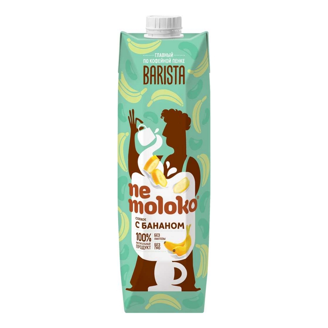 Соевое молоко nemoloko BARISTA с бананом 1л