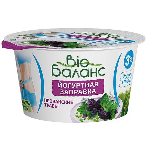 DANONE Bio Баланс Йогуртная заправка прованские травы 140 г