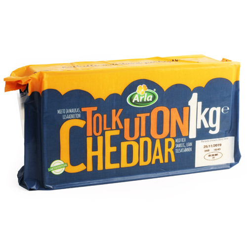 Arla Tolkuton Cheddar сыр Чеддер Арла Толкутон 1кг