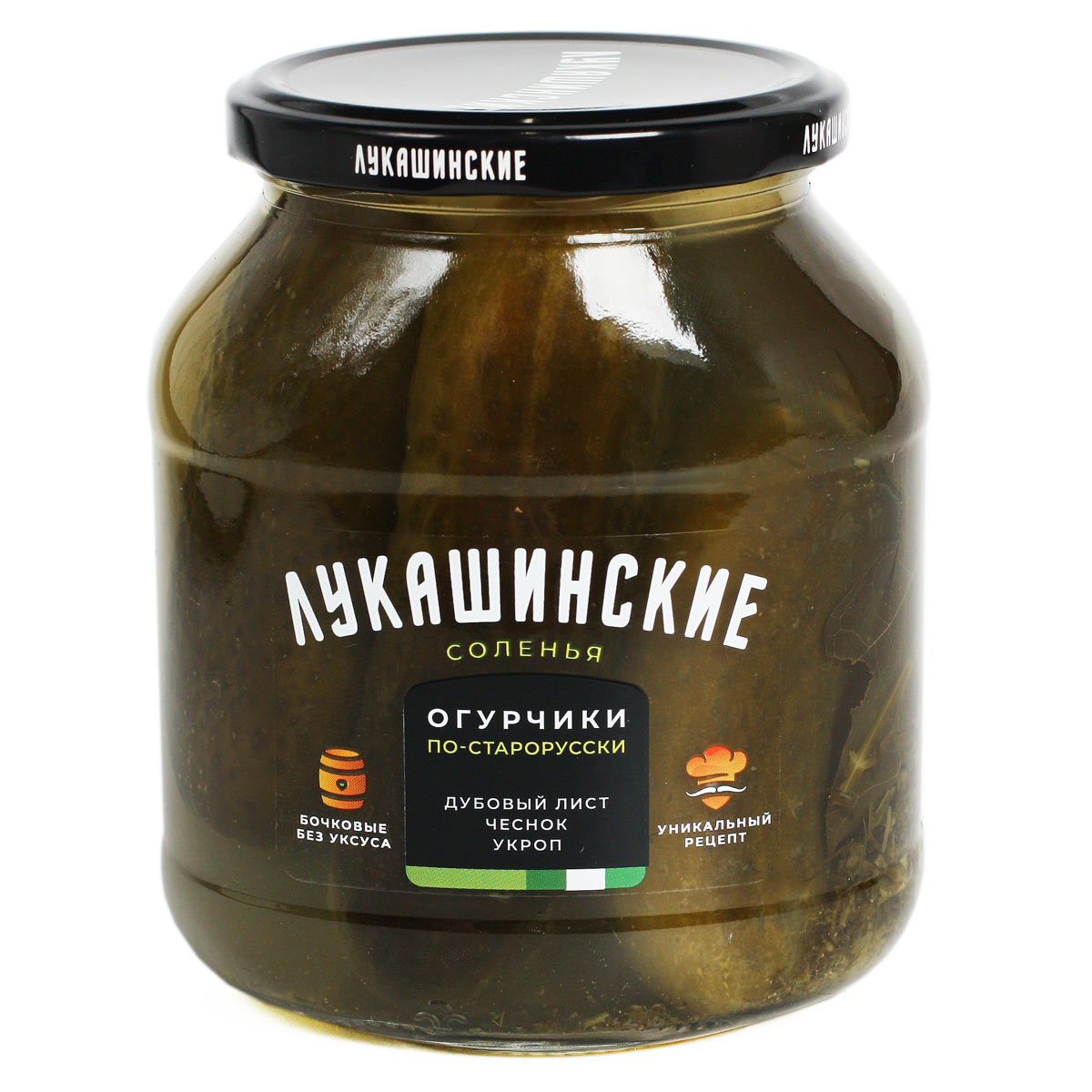 Лукашинские соленья огурчики По-старорусски 670г