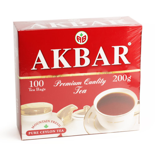 AKBAR чай АКБАР цейлонский черный байховый 100пакX2г AKBAR чай АКБАР цейлонский черный байховый 100пакX2г