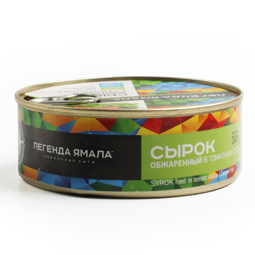 Сырок рыба в томатном соусе обжаренный Легенда Ямала 227г