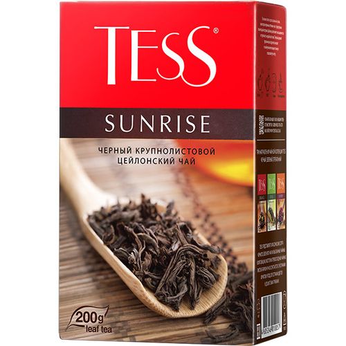 TESS SUNRISE чай черный крупнолистовой цейлонский 200г