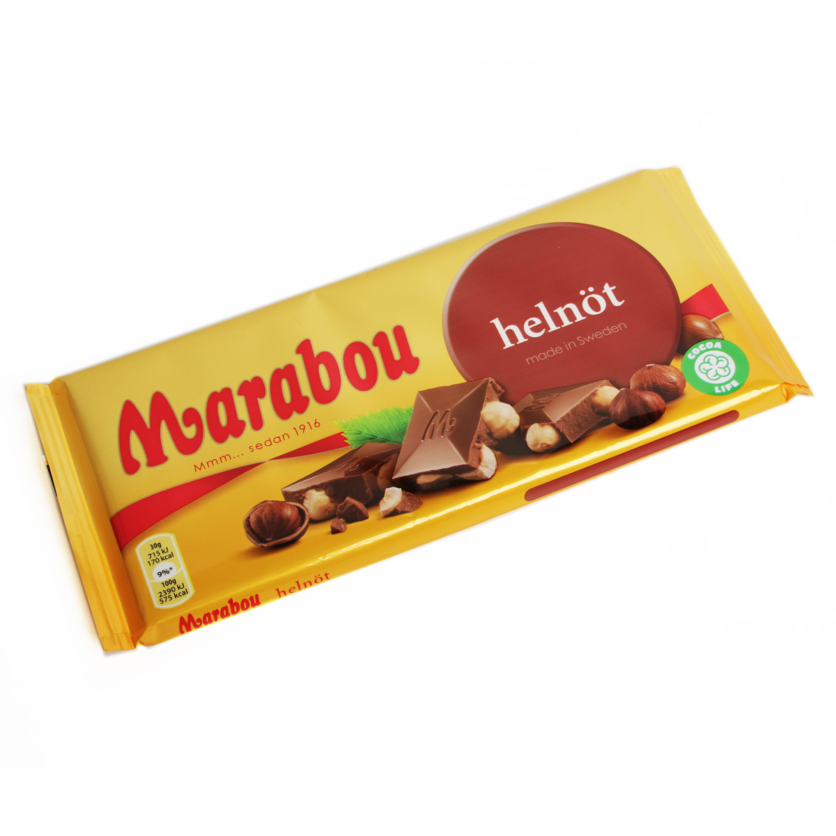 Марабу Шоколад Marabou с цельным фундуком 30 % 200г