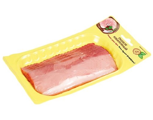 Иней окорок Юбилейный варено-копченый нарезка 100г