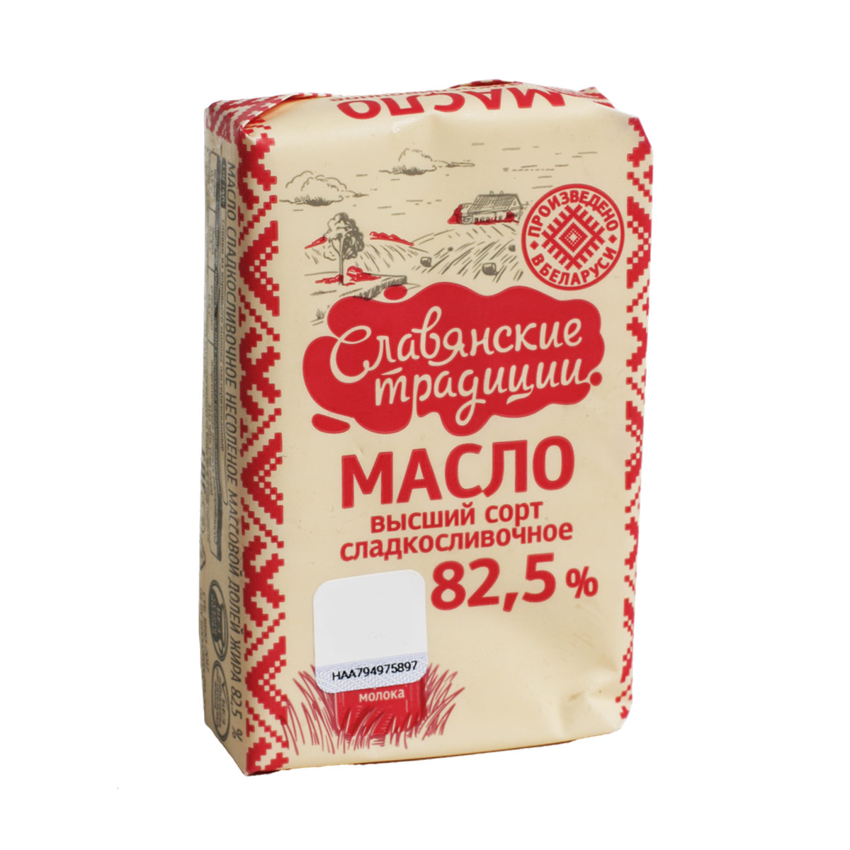 Славянские традиции масло сладкосливочное 82.5% 180г
