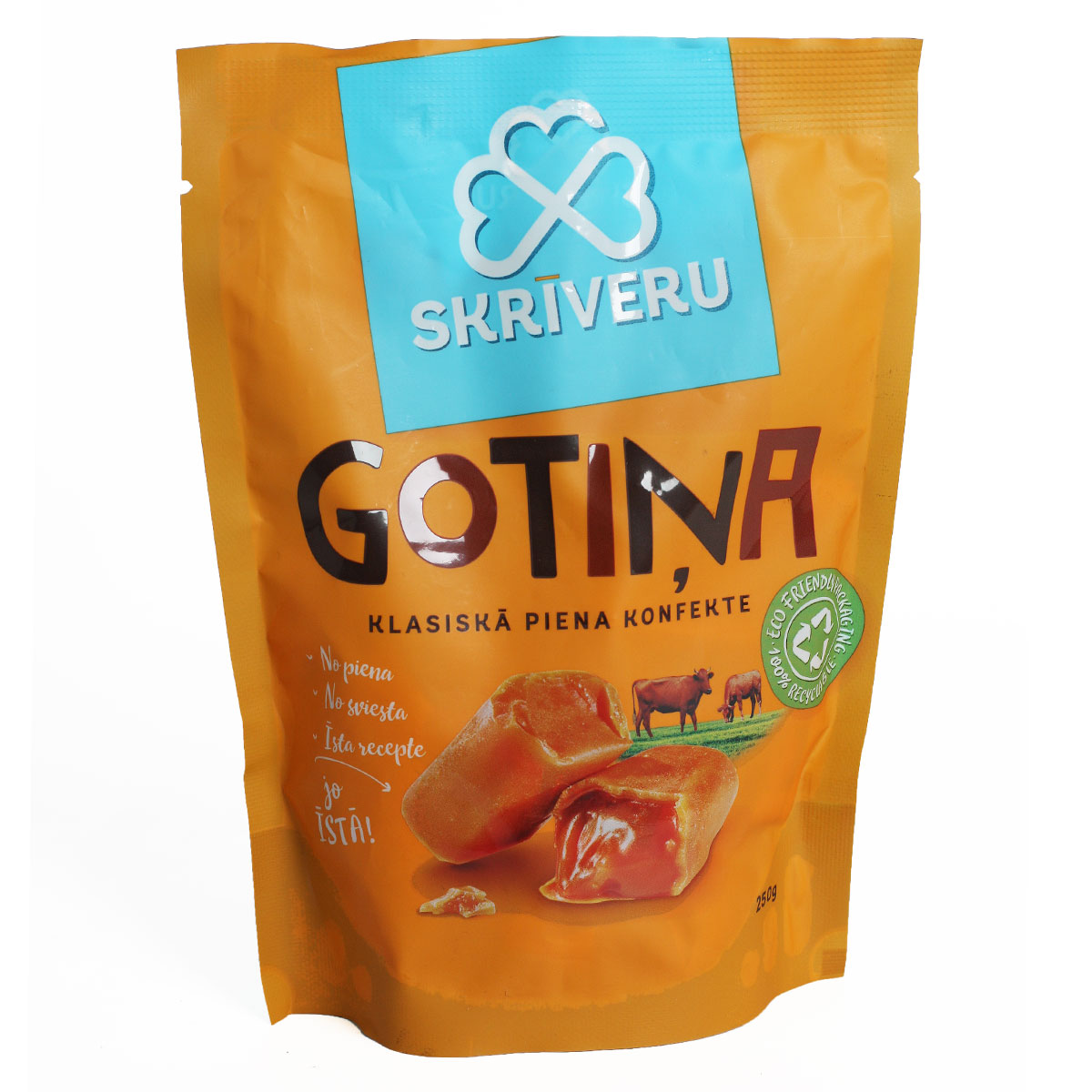 SKRIVERU конфеты коровка классическая 250г