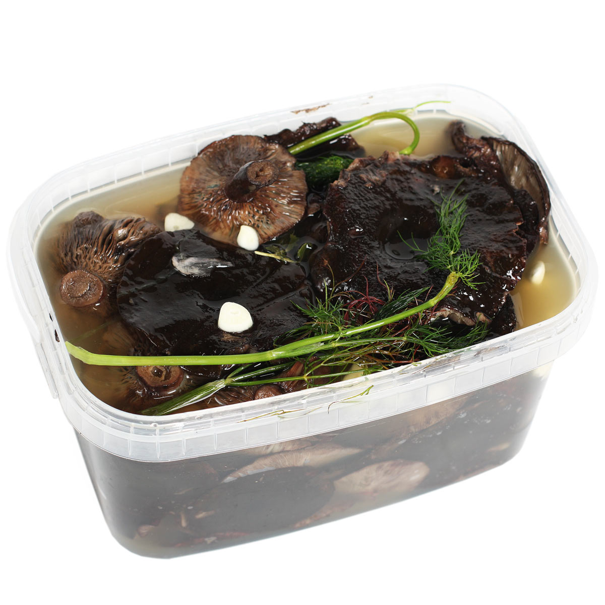 Черные грузди соленые