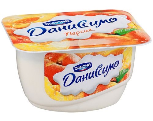 ДАНИССИМО Десерт творожный  Персик 130г 