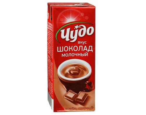 ЧУДО Молочный коктейль Шоколад 3% 200г ЧУДО Молочный коктейль Шоколад 3% 200г