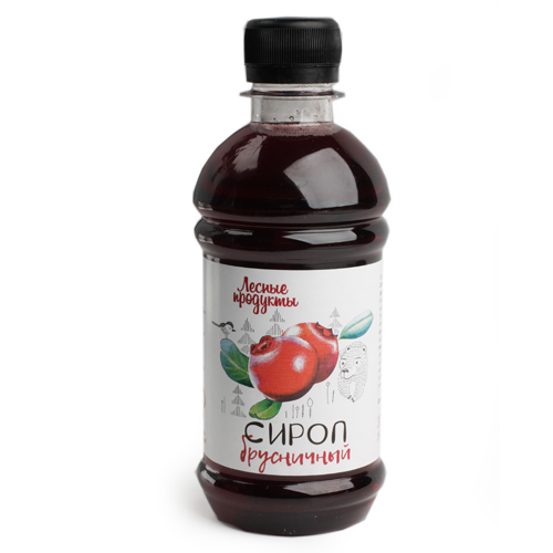 Брусничный сироп Лесные продукты 300мл