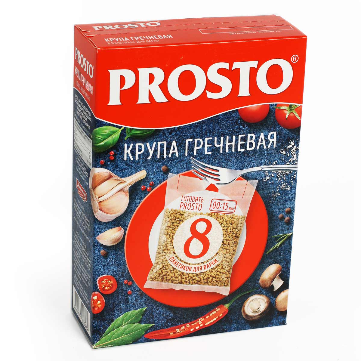 PROSTO гречневая крупа в пакетиках быстрого приготовления в пакетах 8 X62.5г PROSTO гречневая крупа в пакетиках быстрого приготовления в пакетах 8 X62.5г