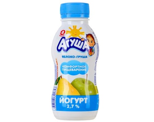 АГУША Йогурт питьевой Яблоко-груша 2,7%, 200 г АГУША Йогурт питьевой Яблоко-груша 2,7%, 200 г