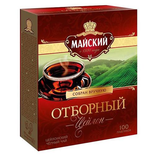 Майский чай черный Отборный 100пак x 2г