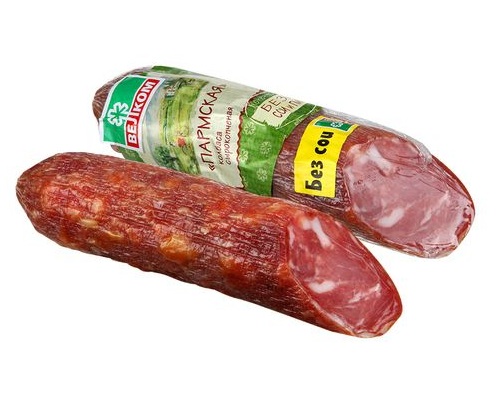 ВЕЛКОМ колбаса Пармская сырокопченая 235г